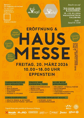 Eröffnung & HAUSMESSE bei Alles Jagd & Alles Wild in Eppenstein