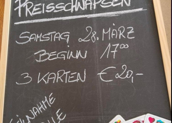 Preisschnapsen - GH Pollhammer