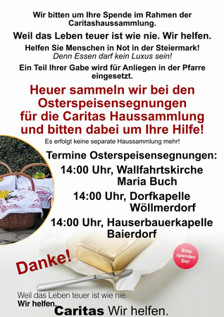 Osterspeisensegnung - Maria Buch