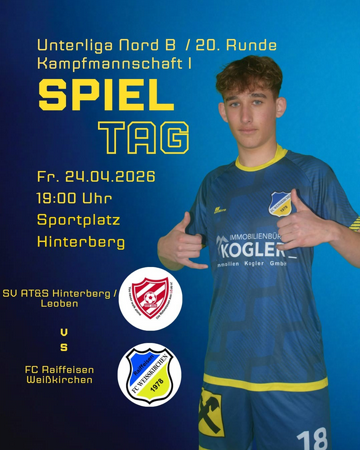 Unterliga Nord B / 20. Runde KM I SPIELTAG SV AT&S Hinterberg/Leoben vs. FC Raffeisen Weißkirchen