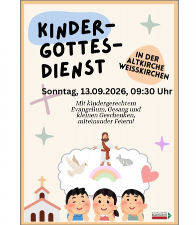 Kindergottesdienst - Pfarre Weißkirchen