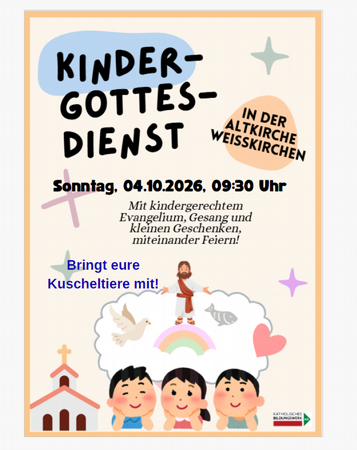 Kindergottesdienst - Pfarre Weißkirchen