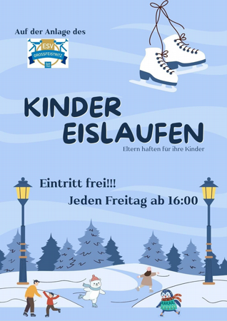 Kinder-Eislaufen - ESV Großfeistritz