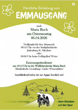 Emmausgang nach Maria Buch am Ostermontag