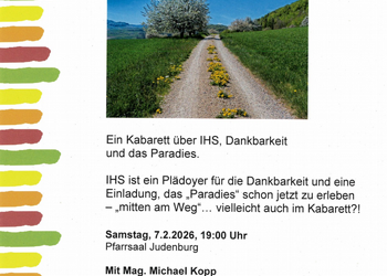 IHS im Kabarett. Das Ziel ist WEG.